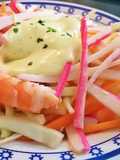 Coleslaw con Langostinos (Ensalada de Col)