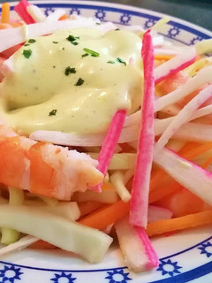 Una foto de Coleslaw con Langostinos (Ensalada de Col)