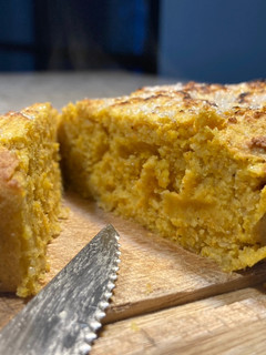 Una foto de Budín de zanahoria y naranja