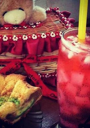 Foto resep Es Nata de Coco mix syrup dan sprite