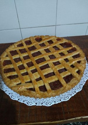 Una foto de Pasta frola de membrillo💖