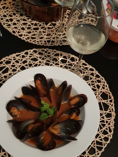 Una foto de Mejillones en salsa picante