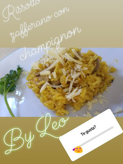 Una foto de Risotto Allo zafferano
