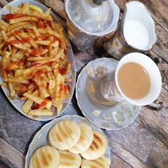 A picture of Dodh wali chai.