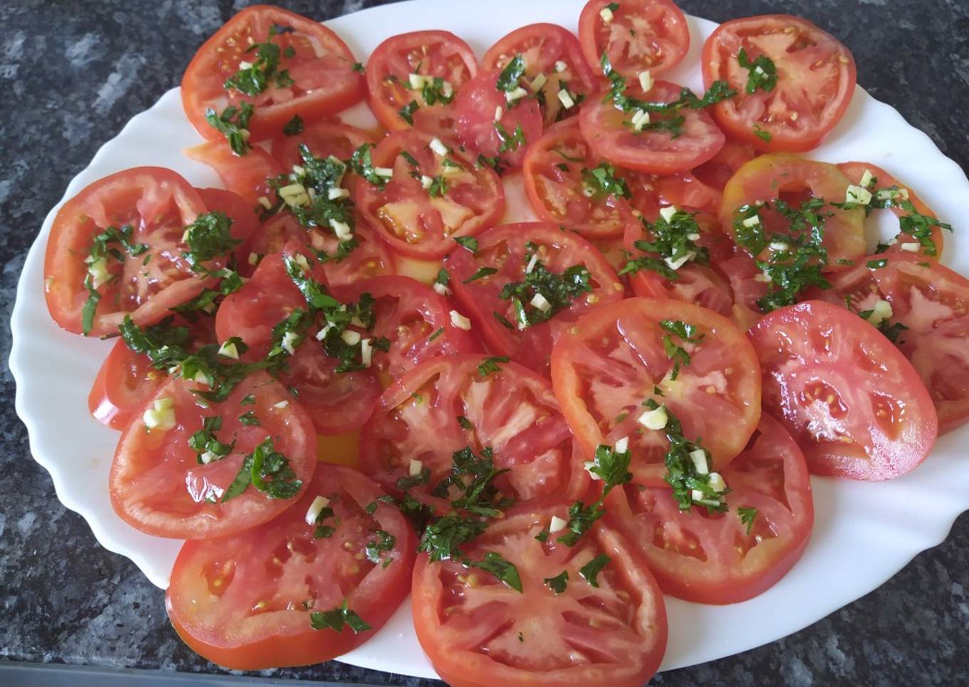 Tomates aliñados