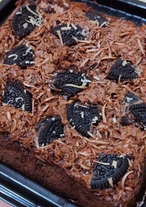 Foto resep Brownies Milo Oreo Cheese