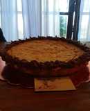 Tarta de coco y dulce de leche