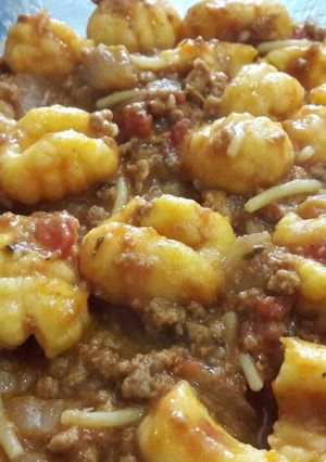 Una foto de Ñoquis rústicos de zanahoria sin gluten