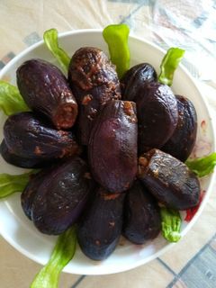 صورة لوصفة محشي باذنجان بالبرغل # اكلات امي