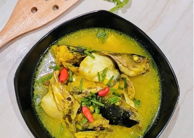 Resep 157. Kepala Patin Bumbu Kuning Anti Gagal