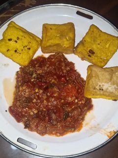 Foto resep Tahu geprek sambal tomat