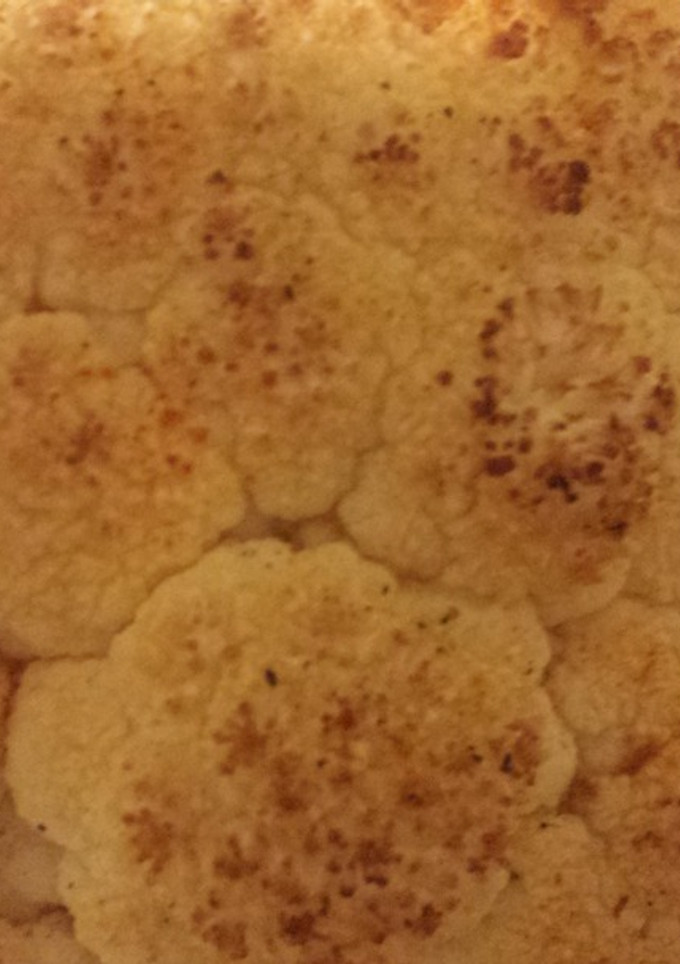 Una foto de Coliflor al horno con especias