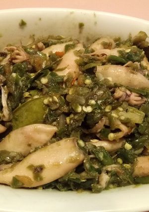 Foto resep Tumis cumi cabe ijo wangi rempah