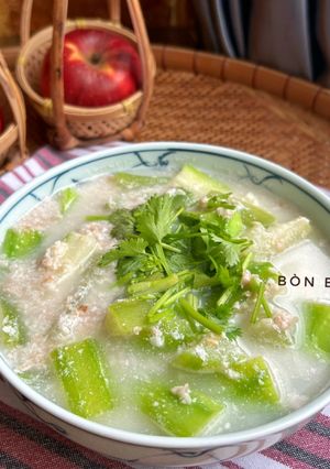 Hình của món Canh Lạc Bí Xanh Chay.