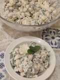 Chickpea and Potato Salad with Yogurt Dressing