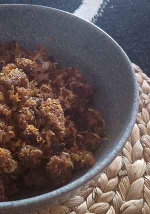 Foto resep Serundeng daging kambing