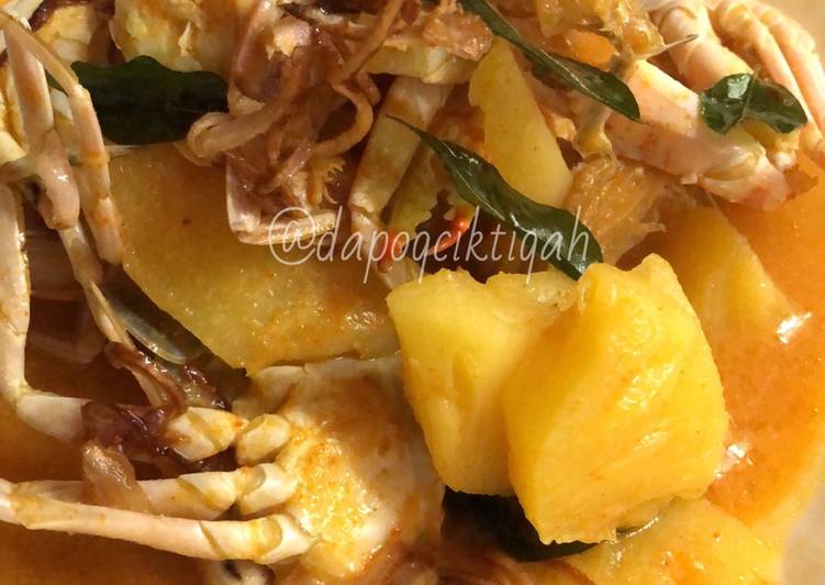 Gulai tumis darat baby crab bersama nanas 🍍