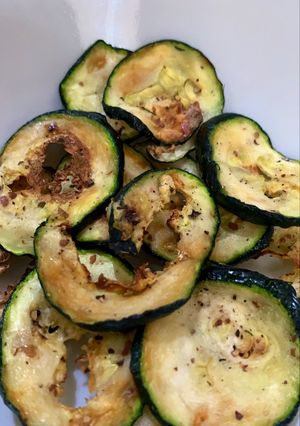 Foto resep Zucchini Chips 🥒 (keripik zucchini sehat)