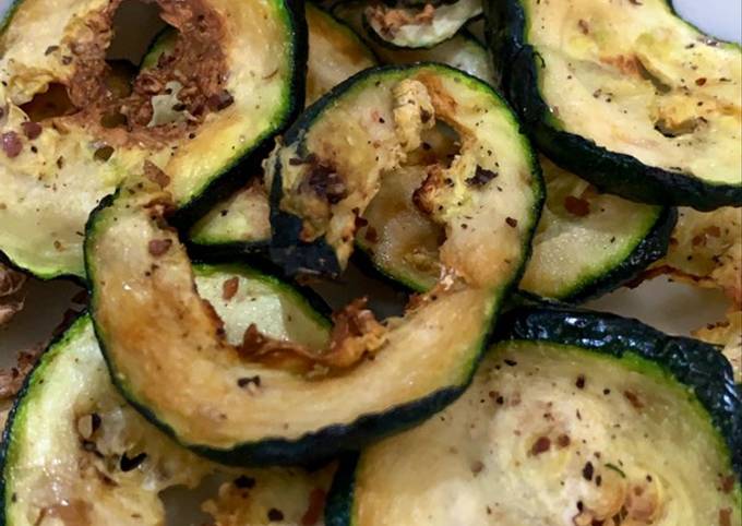 Zucchini Chips 🥒 (keripik zucchini sehat)