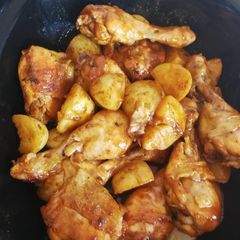A picture of Chicken in the bag.