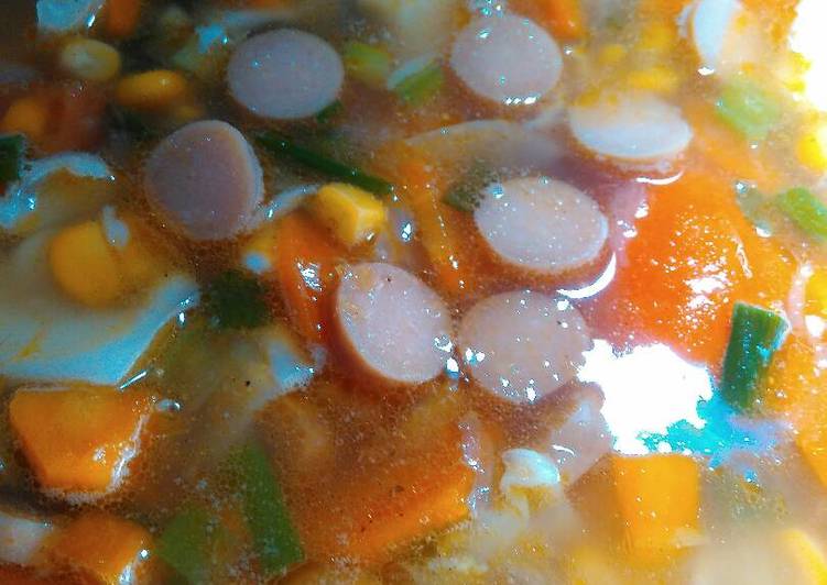 Sop jagsis (jagung sosis)😂