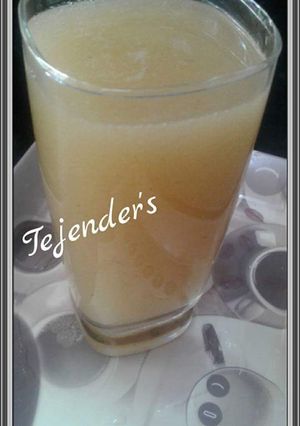 A picture of Mango Jaggery Panna.