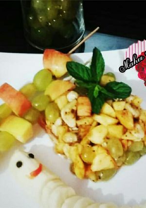A picture of Fruit chaat.