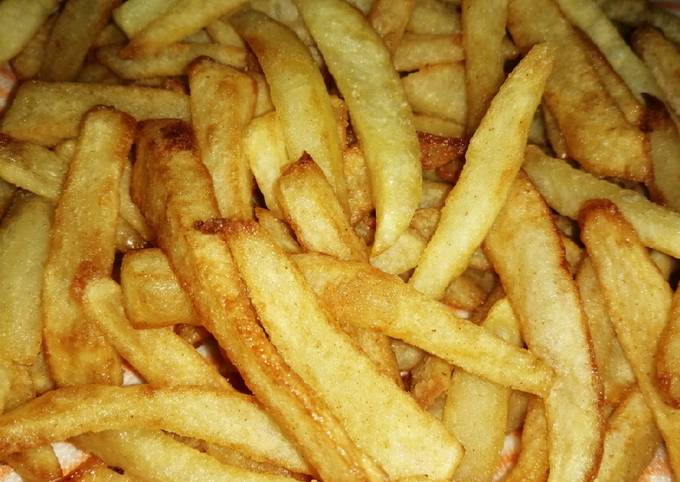 طريقة عمل بطاطس مقرمشة 🍟 على اصولها بطريقة سهلة وسريعة من Hadeer Ahmad