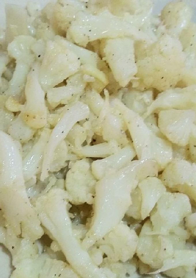 Una foto de Sofrito de coliflores