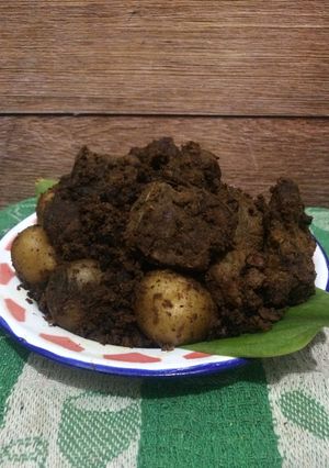 Foto resep Rendang kering ala fe