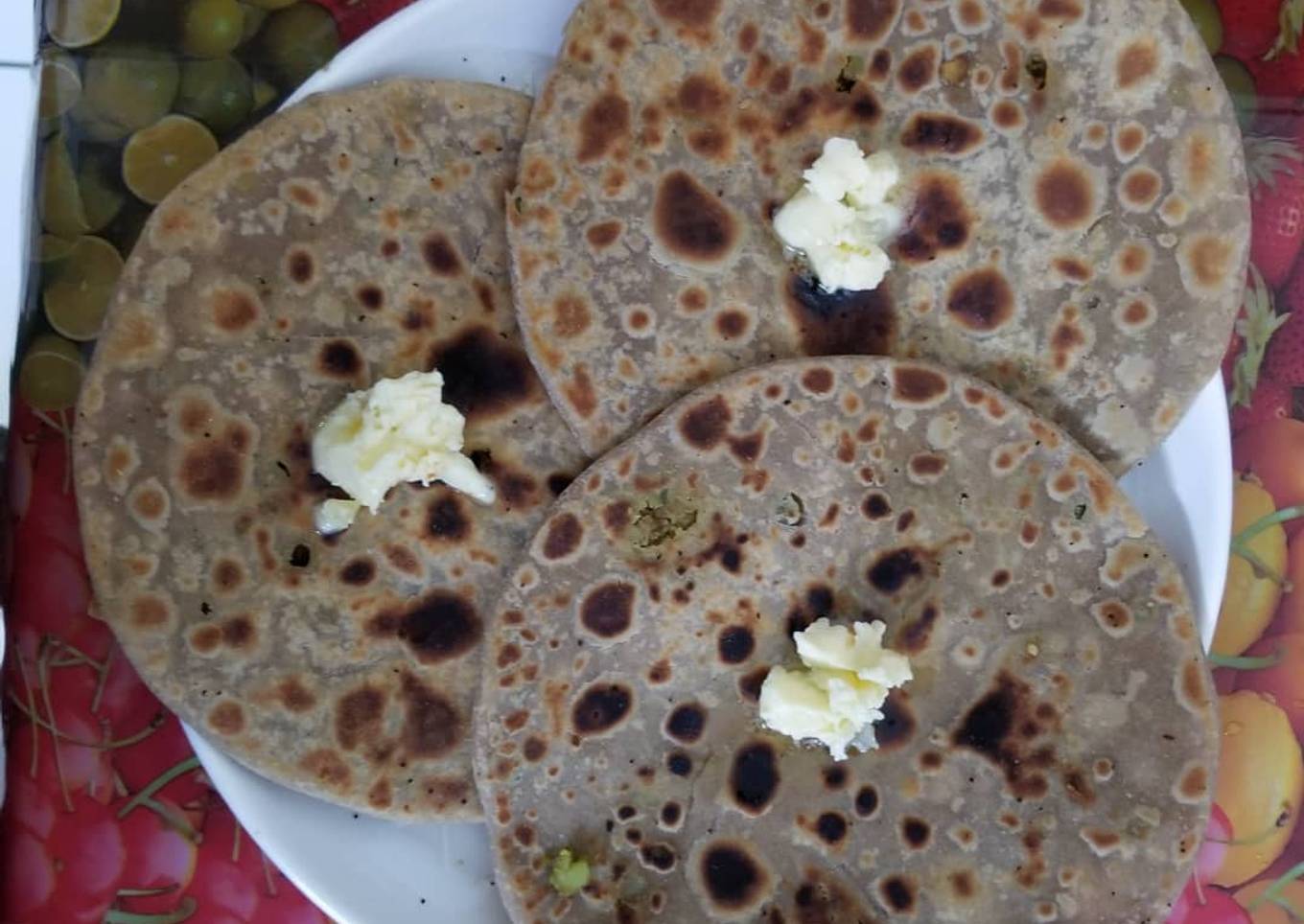 Tuvar pigeon peas Stuffed Paratha