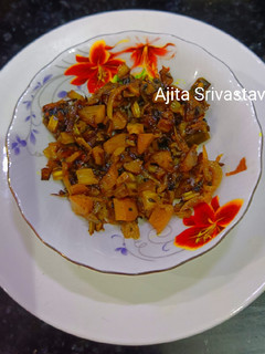 गोभी डंठल की सब्जी रेसिपी मुख्य फोटो