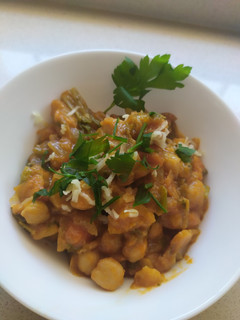 Una foto de Garbanzos fritos de mi madre