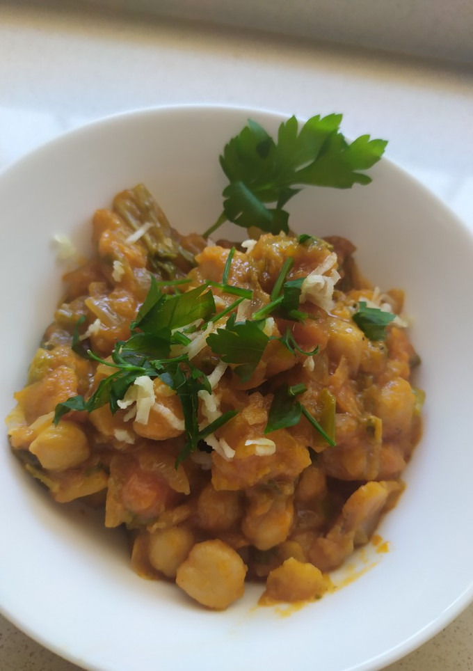 Una foto de Garbanzos fritos de mi madre