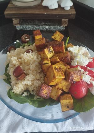 Una foto de Ensalada de Espinacas