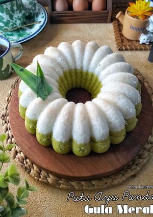 Foto resep Putu Ayu Pandan Gula Merah (Tanpa SP)