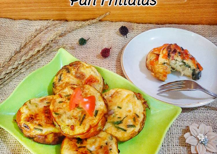 Spinach and Tomato Pan Frittatas