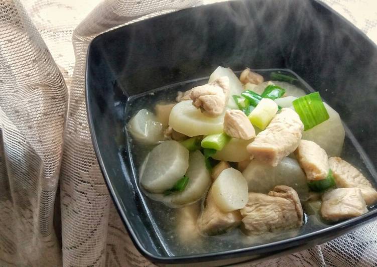 Easiest Way to Make Quick Turnip and Chicken Soup