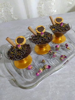 عکسی از دستور 💛پودینگ شکلاتی💛