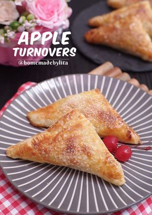 Foto resep Apple turnovers / resep puff pastry #homemadebylita
