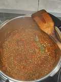 Lentils with Chorizo in a Pressure Cooker