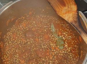 Foto principal de Lentejas con chorizo en olla rápida