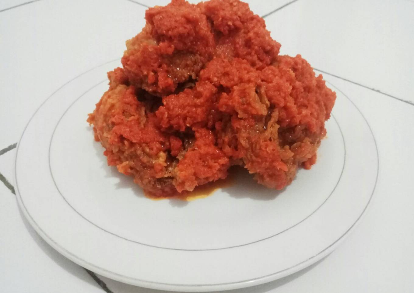 Balado ayam KFC