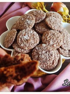 عکسی از دستور شیرینی شکلاتی ترک دار