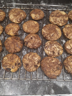 Una foto de Cookies de pasas y chocolate (Thermomix)