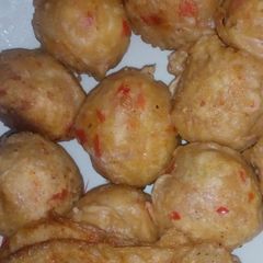 A picture of Yam balls.