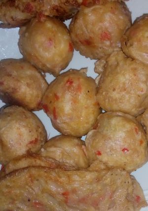 A picture of Yam balls.