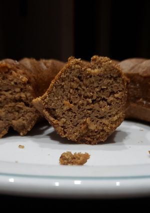 Una foto de Budín de café low carb