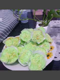 Foto resep Chiffon Pandan Putih Telur Cup