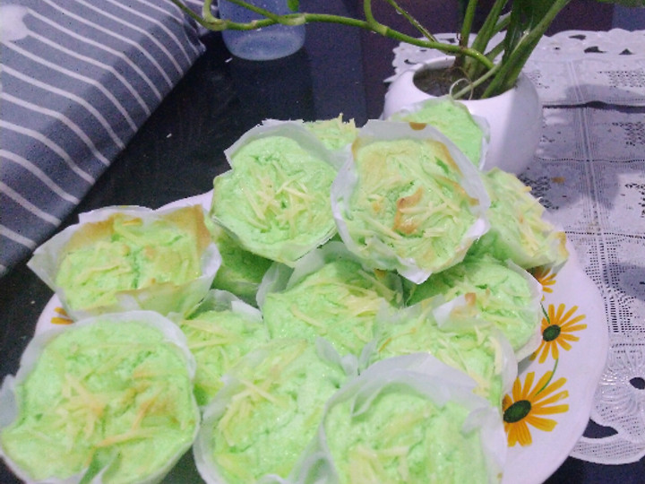 Resep Chiffon Pandan Putih Telur Cup yang Enak